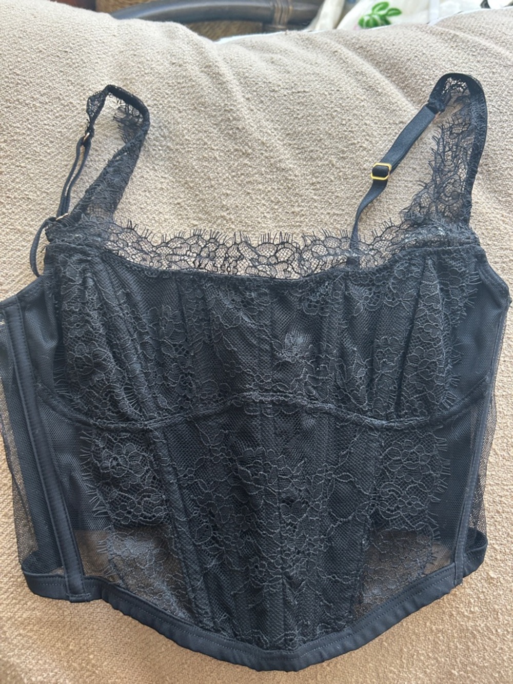 Victoria's Secret lace corset bustier top
